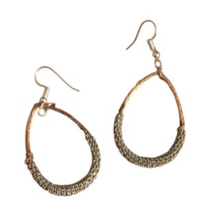 Copper upcycled handcrafted earrings